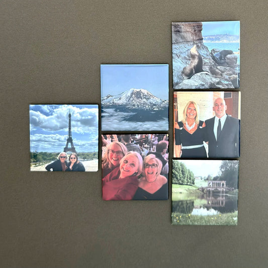 Set of 6 Photo Magnets